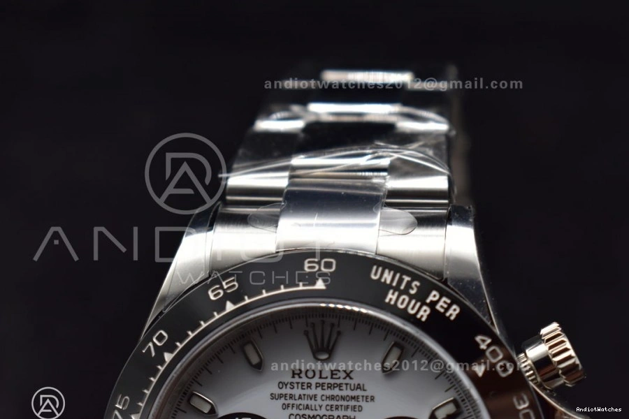 SS Lightweight Case 726 And Clean V3 White 116500 Dial 904L Daytona Bracelet 0713